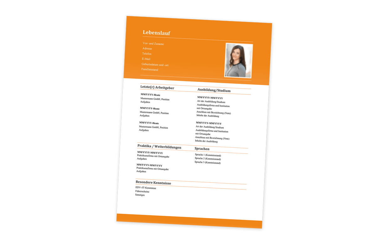 Vorschau_Kurzbewerbung_Lebenslauf Vorschau_Kurzbewerbung_Lebenslauf