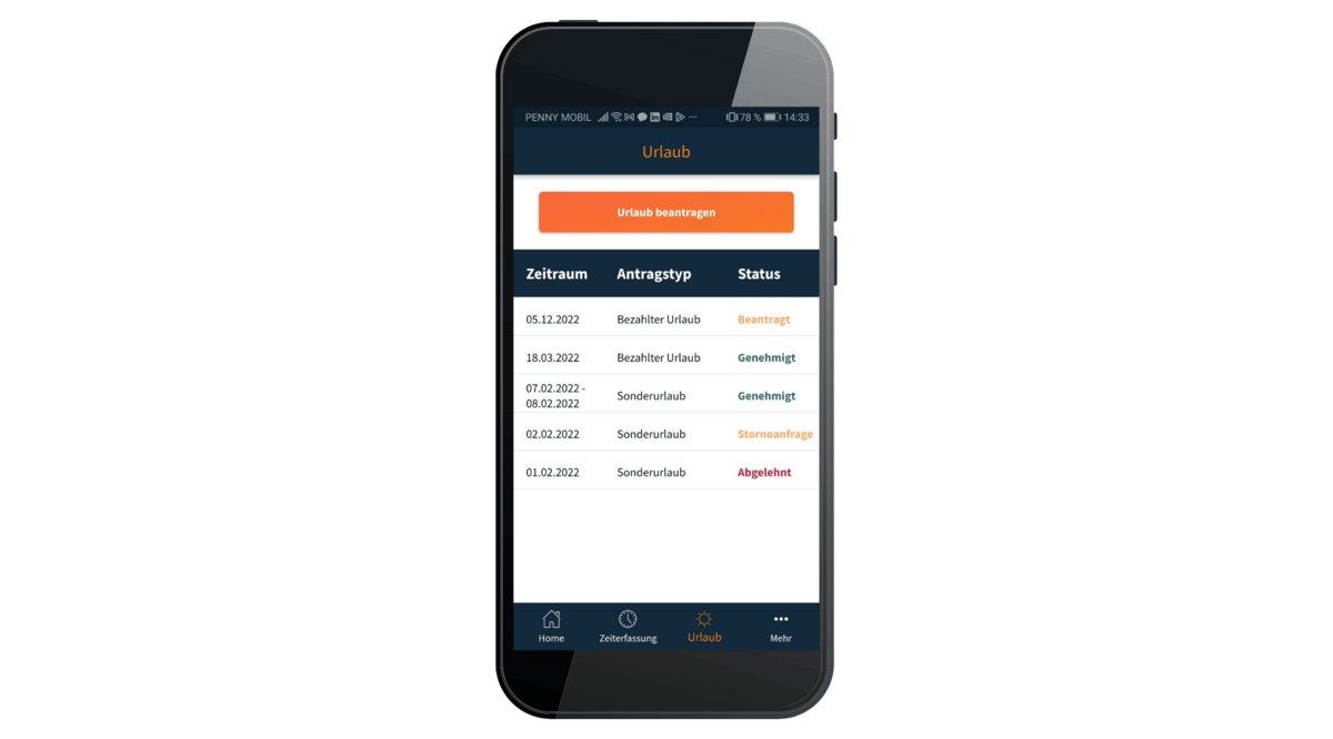 Urlaubsplanung-Connect-App