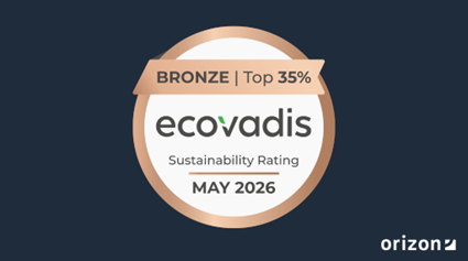 Orizon erneut mit der EcoVadis Bronzemedaille ausgezeichnet