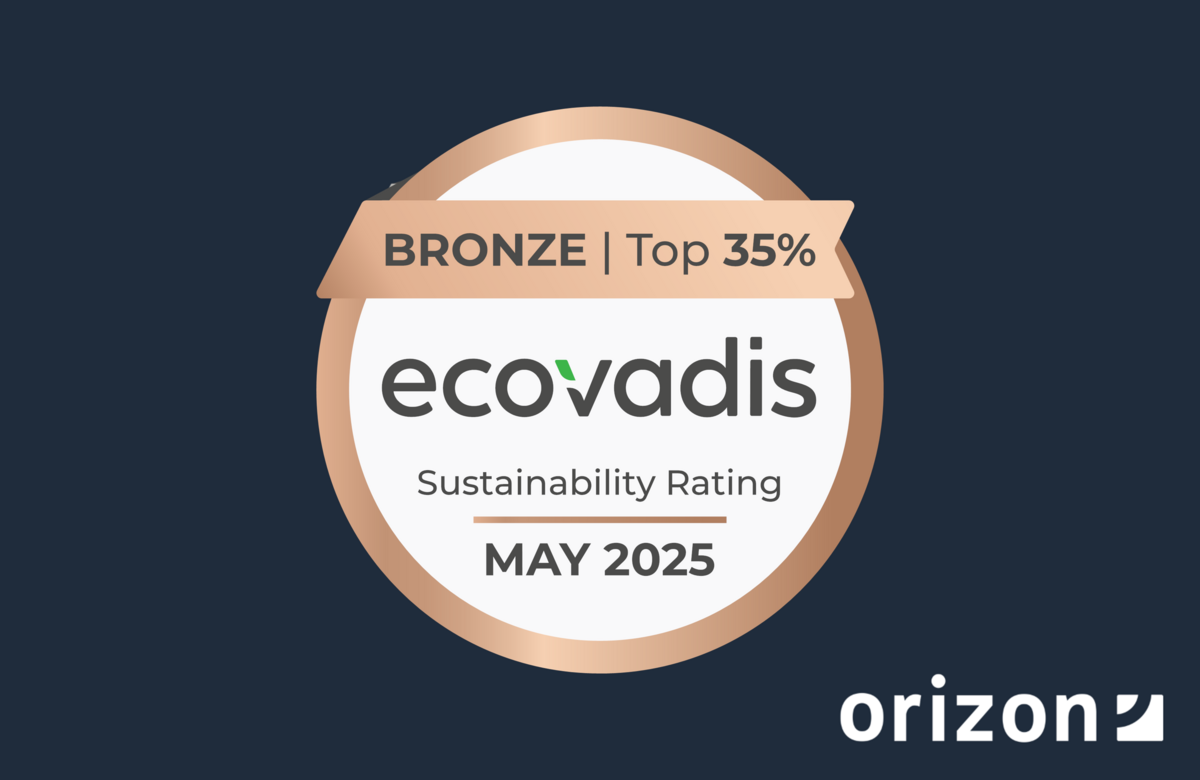 Orizon erhält Bronzemedaille im EcoVadis Nachhaltigkeitsrating Orizon erhält Bronzemedaille im EcoVadis Nachhaltigkeitsrating