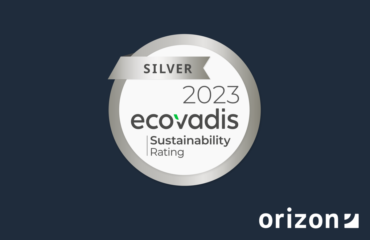 Nachhaltige Unternehmensführung: Orizon mit Silbermedaille von EcoVadis ausgezeichnet Nachhaltige Unternehmensführung: Orizon mit Silbermedaille von EcoVadis ausgezeichnet